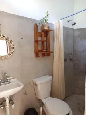 Un baño de Zicatelas Depa