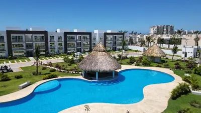 Piscina en o cerca de Fabuloso departamento de 4 recamaras en Dream Diamante