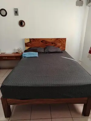 Cama o camas de una habitación en La casa de los abuelos