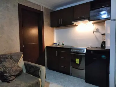 Una cocina o zona de cocina en MiniSuite con vista al Río