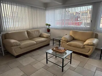 Zona de estar de Casa El nido de las flores