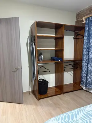 Cama o camas de una habitación en Departamento oasis
