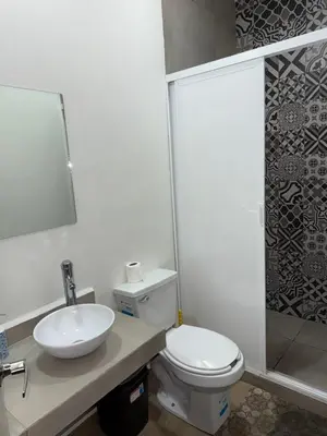 Un baño de Departamento oasis