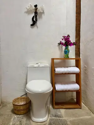 Un baño de Hacienda Santa Barbara Casa Malinche