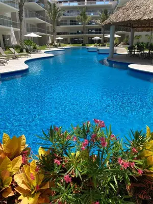Piscina en o cerca de An incredible luxury apartment on the ground floor in Vidamar Residencial