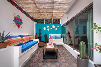 Zona de estar de Casa Mayo