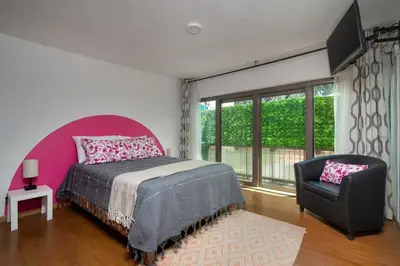 Cama o camas de una habitación en Casa Mayo