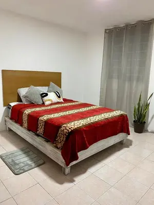Cama o camas de una habitación en Habitaciones estadios maravillas