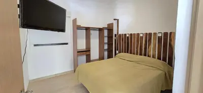 Cama o camas de una habitación en New, modern, amazing terrace
