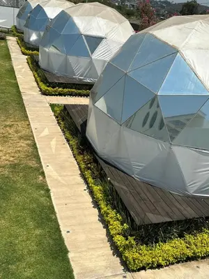 Jardín al aire libre en Hotel Boutique Glampidom