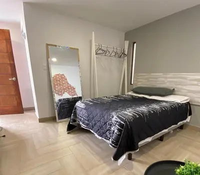 Cama o camas de una habitación en RECAMARAS centricas ESTADIOS