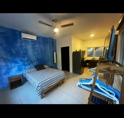 Cama o camas de una habitación en Casa Yolotli