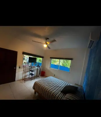 Cama o camas de una habitación en Casa Yolotli