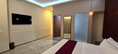 Cama o camas de una habitación en Hotel Olimpica Boutique