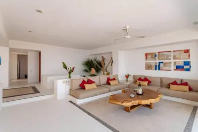 Zona de estar de Espectacular Penthouse con Hermosa Vista