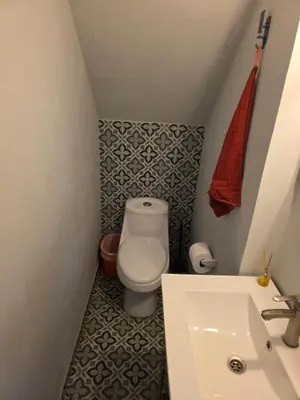 Un baño de Departamento Estupendo en Coyoacán CDMX