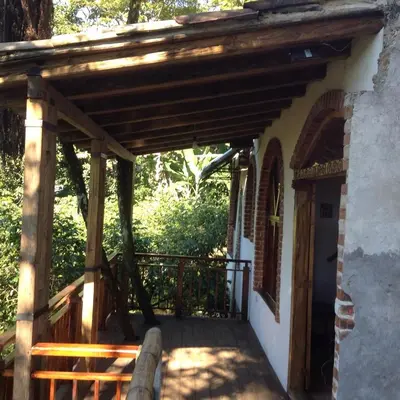Jardín al aire libre en Casa Cafetal Coatepec