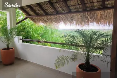 Jardín al aire libre en Condominio Saman Tu Oasis de Tranquilidad