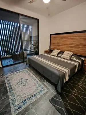 Cama o camas de una habitación en House near the best restaurants and garden events