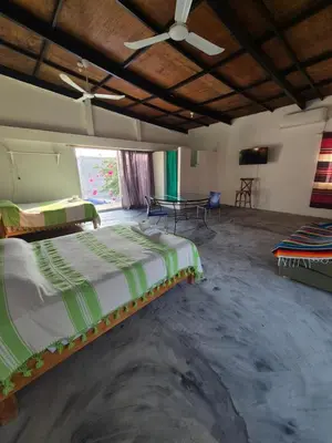 Cama o camas de una habitación en Rubí y Antonella