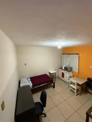 Cama o camas de una habitación en Depa del descanso