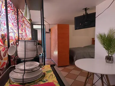 Zona de estar de Rincon Hortensia apartments and loft