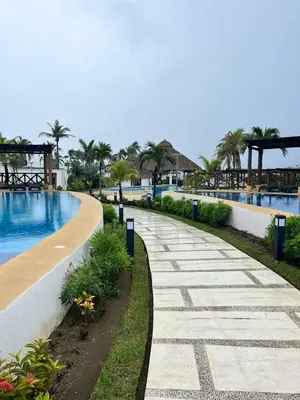 Piscina en o cerca de Escapada familiar, departamento para 8 con Club de Playa incluido