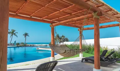 Piscina en o cerca de Escapada familiar, departamento para 8 con Club de Playa incluido