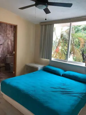 Cama o camas de una habitación en Acapulco casa almirante
