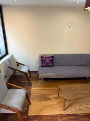 Zona de estar de Casa Coyoacan