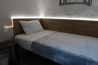 Cama o camas de una habitación en Casa Saratoga