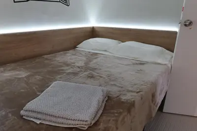 Cama o camas de una habitación en Casa Saratoga
