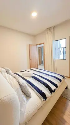 Cama o camas de una habitación en Estancia Aura