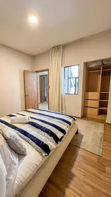 Cama o camas de una habitación en Estancia Aura