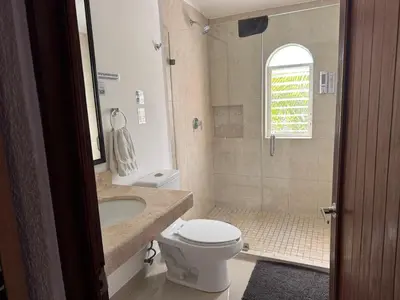 Un baño de Casa Grillo Huatulco