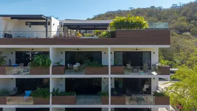Un balcón o terraza de Ziba Condos Departamento con terraza