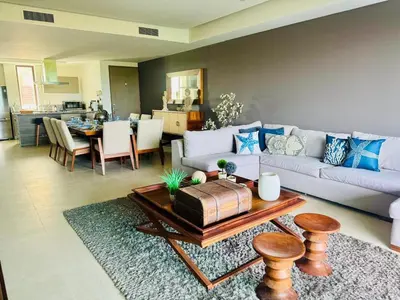 Zona de estar de Departamento en Torre Bali,Diamante,Acapulco