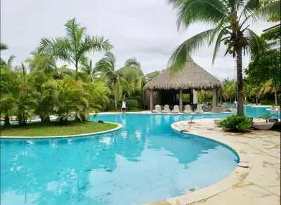 Piscina en o cerca de Departamento en Torre Bali,Diamante,Acapulco