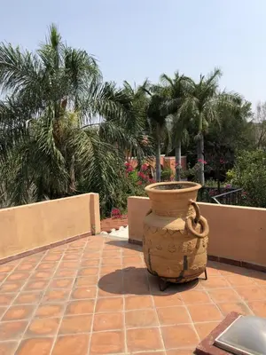 Jardín al aire libre en Casa-Marly