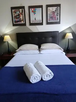 Cama o camas de una habitación en Casa Solares