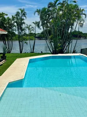 Piscina en o cerca de Boca del rio centro y vista al rio