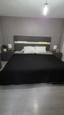 Cama o camas de una habitación en Habitación privada Six Flags, Estadio azteca