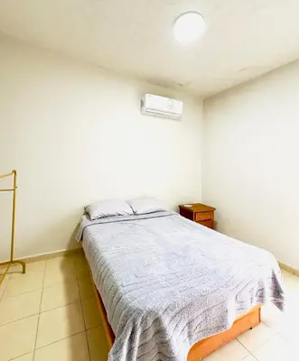Cama o camas de una habitación en Casa Atlas