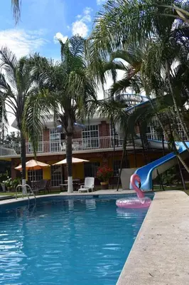 Piscina en o cerca de Quinta Privada 24p Alberca, Tobogán y Jacuzzi