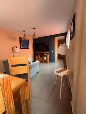 Una televisión o centro de entretenimiento en Departamento completo en Coyoacán El Cuarto Cuatro