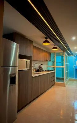 Una cocina o zona de cocina en GOOOL! Suite privada a solo 2 cuadras del Estadio Banorte