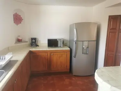 Una cocina o zona de cocina en Casa bonita