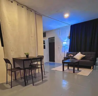 Zona de estar de Cómodo departamento en zona céntrica de Puebla