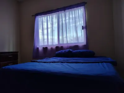 Cama o camas de una habitación en DEPARTAMENTO 2 recamaras
