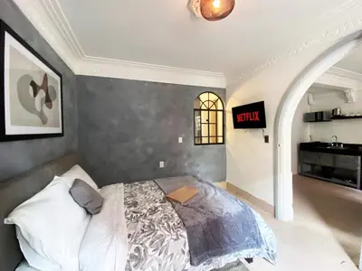 Cama o camas de una habitación en Casa Labardini Suite Colonial en Planta Baja 1